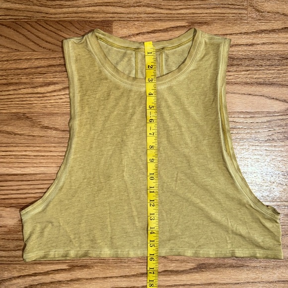 Lululemon Muscle Love Crop Tank *Fade Washed Grape Leaf NO SIZE Workout Top Gym - Picture 5 of 5